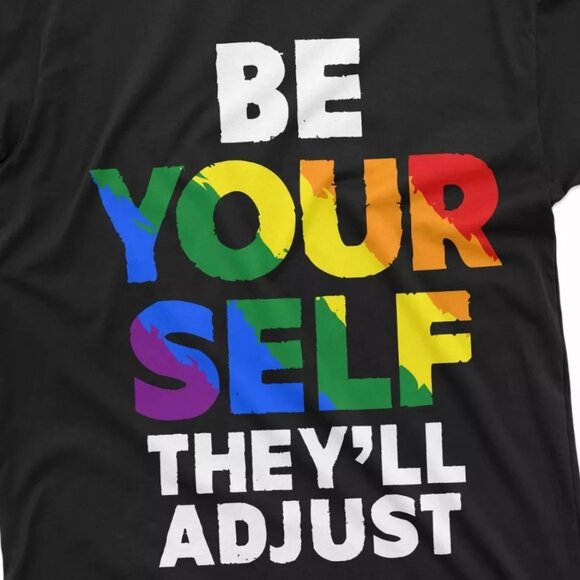 Cool Basketball Heart Rainbow Flag LGBT Gay Pride Month T-Shirt Unisex T-shirt - Picture 3 of 3